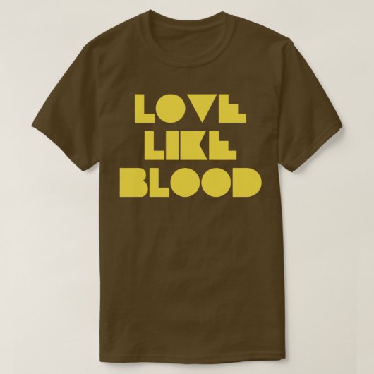 Liebe wie Bood Senf T-Shirt (Design vorne)