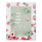 Liebe wie Confetti florales Foto drucken (Vorne)