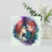 Liebe wie die Erde Karte (Stehend Vorderseite)