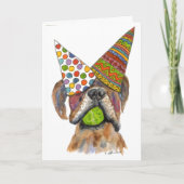 Liebe wie ein Boxer Karte (Vorderseite)