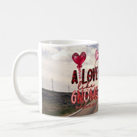 Liebe wie Gnome anderer Valentinstag Kaffeetasse (Links)