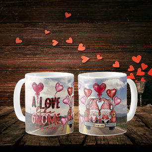 Liebe wie Gnome anderer Valentinstag Kaffeetasse