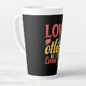 Liebe, wie ich dich geliebt habe milchtasse (Linke Ecke)