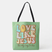 Liebe wie Jesus Christlich Tasche (Vorderseite)
