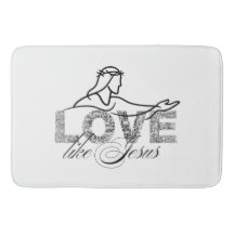 Liebe wie Jesus Christliche Typografie-Design
