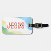 Liebe wie Jesus Christliches Zitat Gepäckanhänger (Vorderseite horizontal)