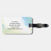 Liebe wie Jesus Christliches Zitat Gepäckanhänger (Rückseite horizontal)