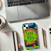 Liebe wie Jesus Floral Personalisiert Fun Whimsy Case-Mate iPhone Hülle
