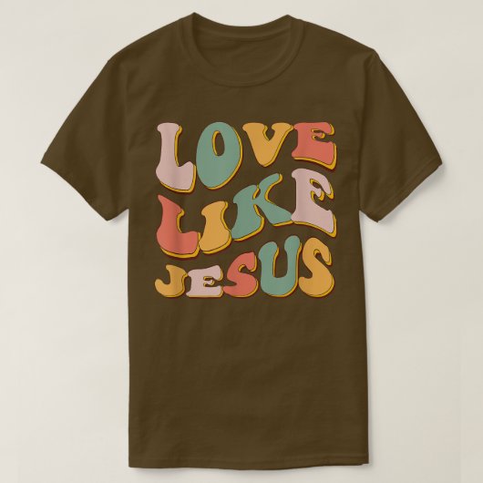 Liebe wie Jesus Graphic T-Shirt (Design vorne)