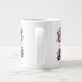 Liebe wie Jesus Jumbo-Tasse (Rückseite)