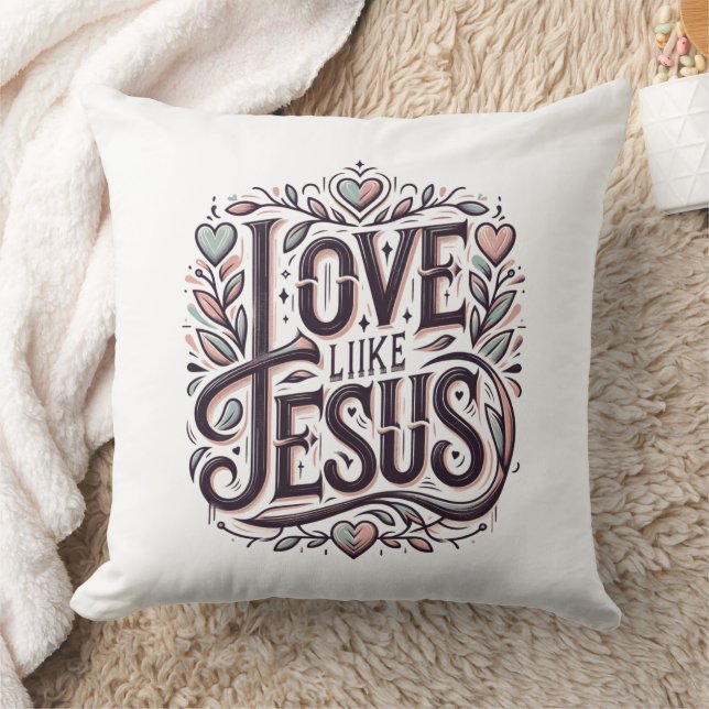 Liebe wie Jesus Kissen (Decke)
