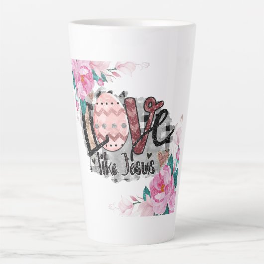 Liebe wie Jesus Milchtasse (Vorderseite)