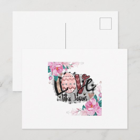 Liebe wie Jesus Postkarte (Vorne/Hinten)