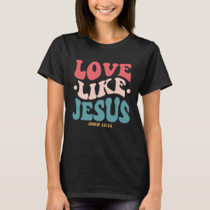 Liebe wie Jesus Religiöse Gott Kapuzenpullover mit T-Shirt