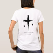 Liebe wie Jesus Religious Bible Scripture Quote T-Shirt (Rückseite)