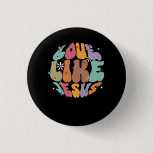 Liebe wie Jesus Religious God Christliche Worte au Button