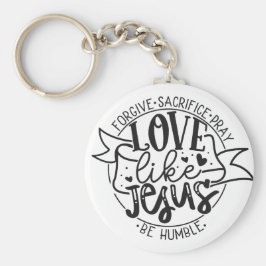 Liebe wie Jesus Schlüsselanhänger