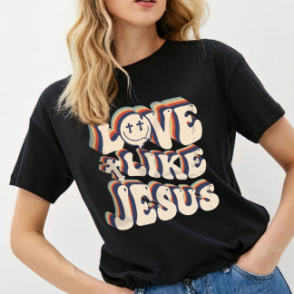 Liebe wie Jesus Shirt, T - Shirt der Frauen