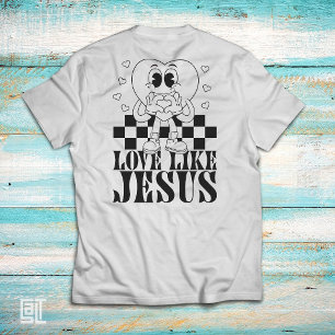 Liebe wie Jesus Süßes Herz Machende Herz Hände T-Shirt