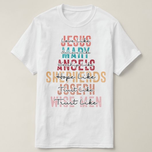 Liebe wie Jesus T-Shirt (Design vorne)