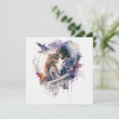 Liebe wie Luft Karte (Stehend Vorderseite)