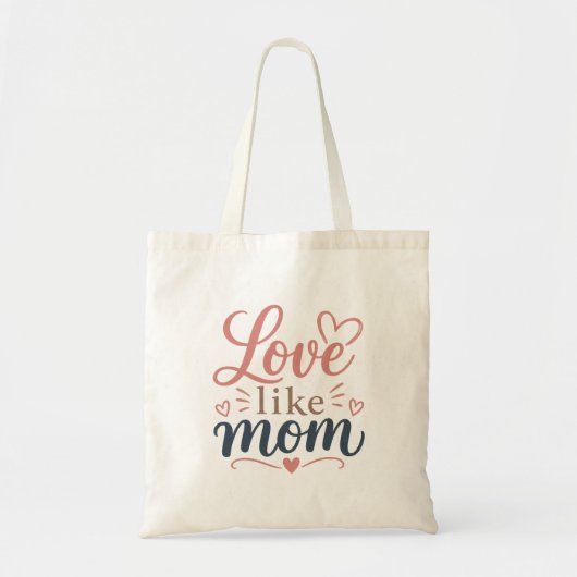 Liebe wie Mutti Tragetasche Muttertagsgeschenk Mut (Vorne)