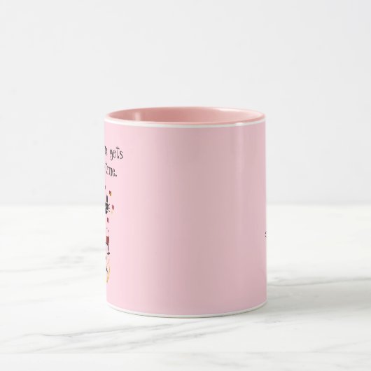 Liebe wie Wine Valentine Tasse (Zentrum)