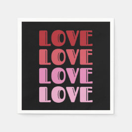 Liebe Wiederholen von Text Valentinstag I Liebe Si Serviette