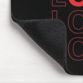 Liebe Wiederholter Text Valentinstag I Liebe Sie Mousepad (Ecke)
