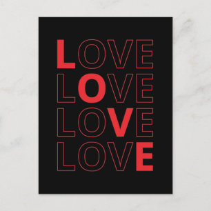 Liebe Wiederholter Text Valentinstag I Liebe Sie Postkarte