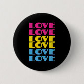Liebe Wiederholung des LGBTQ-Pansexual-Stolzes Button (Vorderseite)