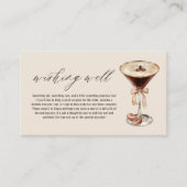 Liebe will gut sein, indem man Martini-Brautparty  Begleitkarte (Vorderseite)