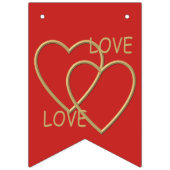 Liebe Wimpelkette (Dritte Fahne)