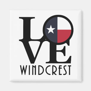 LIEBE Windcrest Texas Magnet