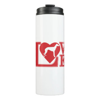 LIEBE-Windhund Thermosbecher