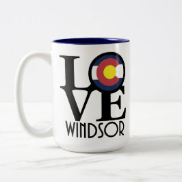 LIEBE Windsor Colorado 15oz Zweifarbige Tasse