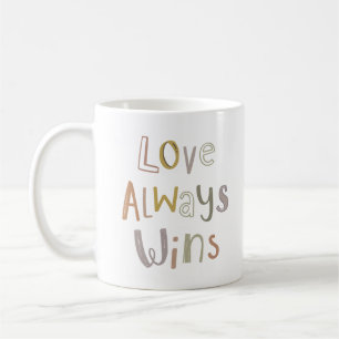 LIEBE WINS IMMER KAFFEETASSE