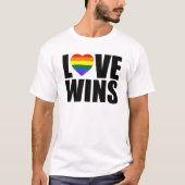 LIEBE WINS! #LOVEWINS FEIERT DIE GLEICHHEIT VON EH T-Shirt (Vorderseite)
