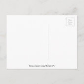 Liebe Winterurlaub Postkarte/Einladung Einladungspostkarte (Rückseite)