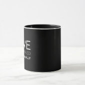 Liebe wird am besten bedingungslos serviert tasse (Zentrum)