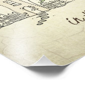 Liebe wird am besten in kleinen Häusern Fotodruck (Ecke)