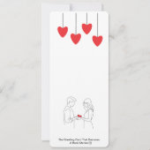 Liebe wird gekümmert einladung (Rückseite)