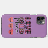 Liebe wird Mama genannt, ein individualisierbares Case-Mate iPhone Hülle (Rückseite (Horizontal))