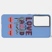 Liebe wird Mama genannt, ein individualisierbares Samsung Galaxy Hülle (Rückseite (Horizontal))