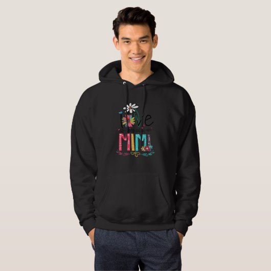 Liebe wird Mimi Png Svgmimi genannt Hoodie (Vorne ganz)