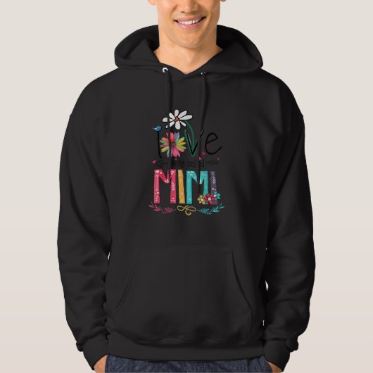 Liebe wird Mimi Png Svgmimi genannt Hoodie (Vorderseite)