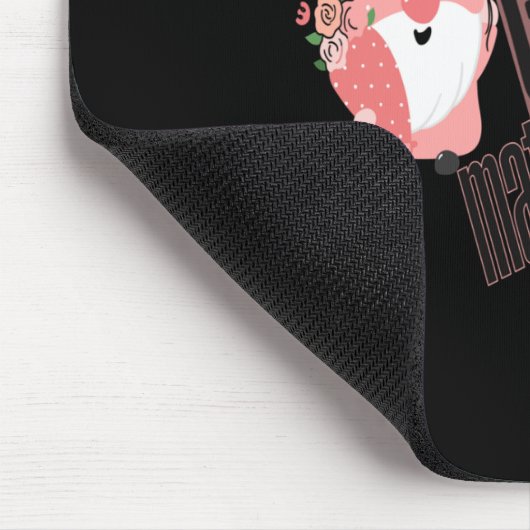 Liebe wird mit Blume Ballonaufkleber erhalten, was Mousepad (Ecke)