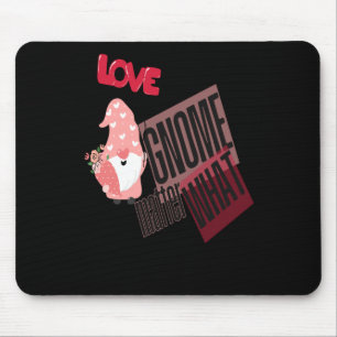 Liebe wird mit Blume Ballonaufkleber erhalten, was Mousepad