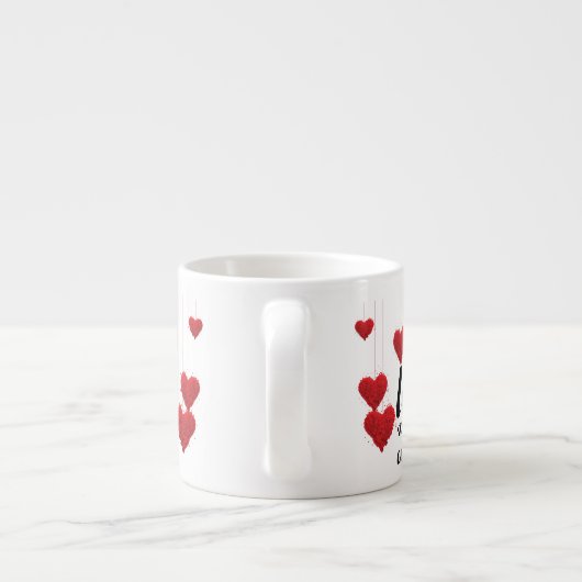 Liebe wird nicht abgebrochen espressotasse (Rückseite)