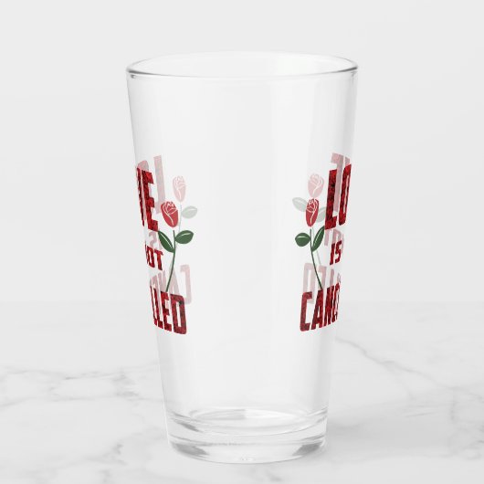 Liebe wird nicht abgebrochen glas (Rechts)